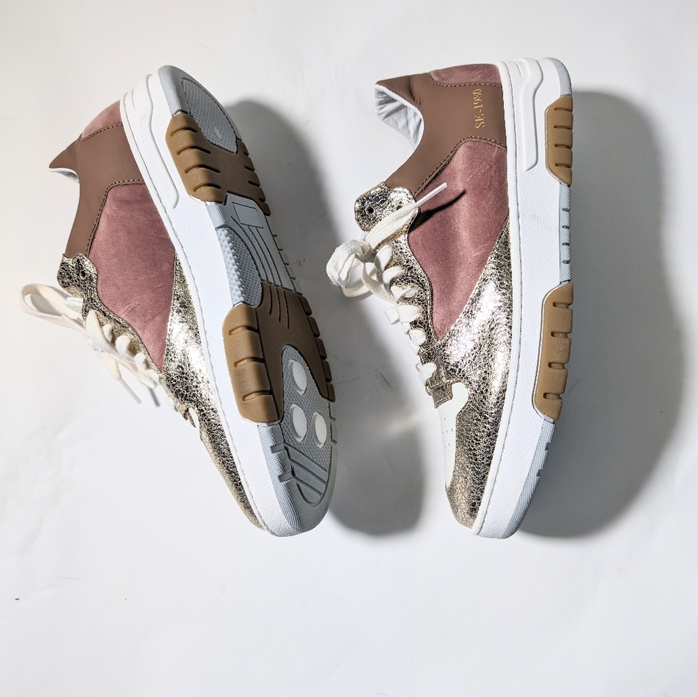 Sam Edelman Jojo rose and gold sneaker sz. 10. NWOT - Picture 7 of 10